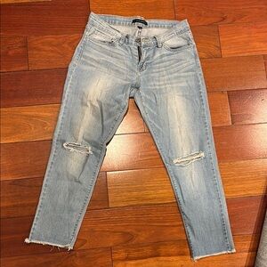 Light Blue Distressed Jeans